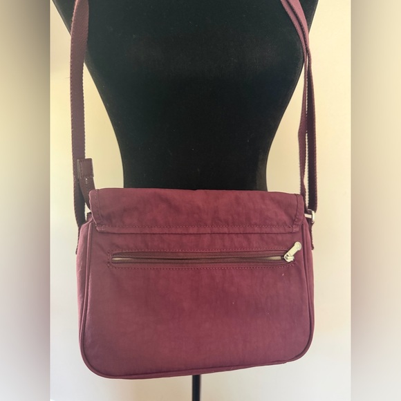 Kipling Burgundy Crossbody Bag - Picture 8 of 12